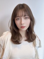 ユーフォリア 銀座(Euphoria) ゆるふわ大人可愛い♪20代30代ロングパーマミルクティーベージュ