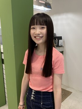 エイジェンヌホーム(asienne home) ぷつっとラインのロングヘア