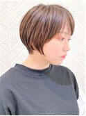 小顔に見えるショートボブ！【赤羽】
