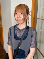 ヘアーズルネッタアベノ(HAIR'S Lunetta abeno) カチモリ風ツインアレンジ【HAIR'S Lunetta 井上】