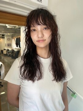 ピープル コモンズ(people commons) ロング　ニュアンスパーマ