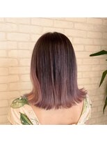 ビスイル 秋葉原店(Vis ill) くびれボブミニウルフ透明感シルバーアッシュグレージュカラー