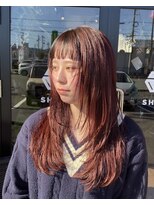 シキ(SHIKI)&nbsp;orange red × black