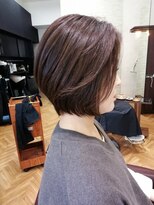 オラ ボーテ(Aura Beaute)&nbsp;ウィービングカラー前下がりボブ