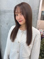 ロンドメリア 天神大名店(Lond Melia) イメチェンヘアスタイル美髪のススメワイドバングブルーブラック