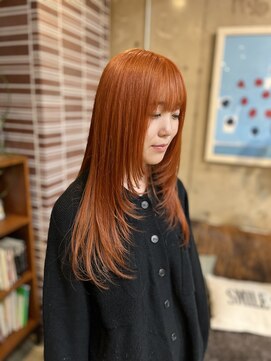 フロー(Flow) オレンジカラー/ハイトーンカラー【山崎早百合】