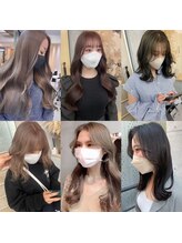 カラー価格¥8000~最高品質のカラー材を使用☆プチプラで透明感のあるヘアカラーが叶う♪