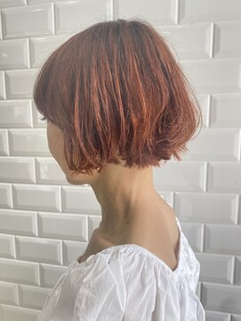 アピィス(APPiiS) オレンジブラウンボブ【ショート/ボブ/レイヤー/ショートボブ】