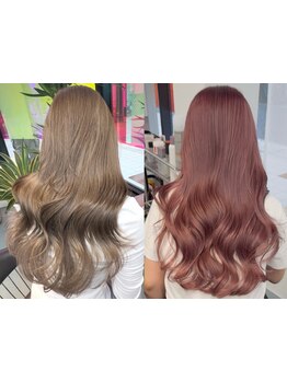 【ブリーチ×髪質改善】繰り返すカラーでダメージが気になる髪もこだわりのトリートメントで美髪を叶える♪