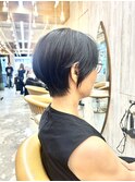★40代に人気のくびれショートはこれ！頭の形を綺麗に見せます