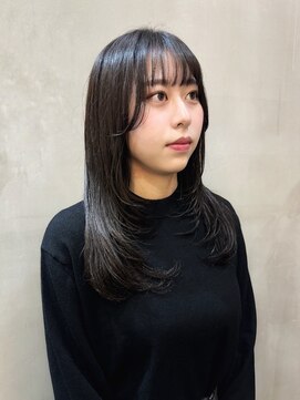 アムヘアー(A.M. hair) ミディアムレイヤー/レイヤーカット/ウルフカット/ショート