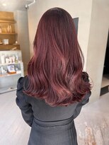 ヘアー アイス ルーチェ(HAIR ICI LUCE)&nbsp;ブリーチなしピンクパープルピンクラベンダーダブルカラー/中西