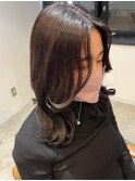 くびれヘア/アプリコットオレンジ/夏/髪質改善[千葉駅]