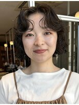 ノラギンザユー(NORA GINZA/U)&nbsp;ニュアンスパーマボブパーマフレンチボブ