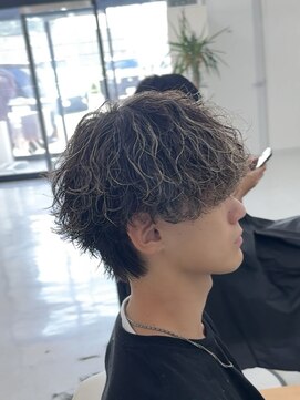 アビー ランシェル(ABEY LENCIEL) 波巻きシャドウパーマ/波巻きパーマ/シャドウパーマ/メッシュ