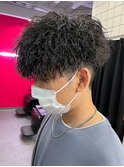 波巻きツイスパ/サーフカール/メンズ/men's/メンズサロン/眉毛