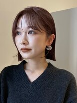 ノイ 銀座(noi)&nbsp;顔周りレイヤーカットグレージュカラーくびれボブショートカット