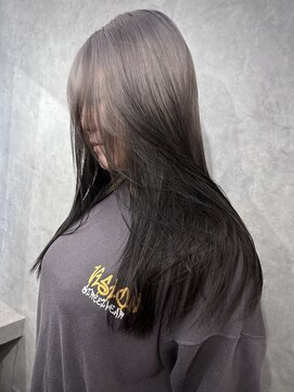 いろあそび 八王子 【ルーツカラー】グレーシルバー×ブラック