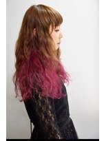 リジョイスヘア(REJOICE hair)&nbsp;【REJOICE hair】ビビッドピンクデザインカラー☆GAMO