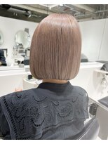 ウィステリア 銀座(WISTERIA)&nbsp;【WISTERIA】ミルクティーベージュ/ダブルカラー/ブリーチ/ボブ