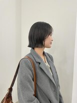 エンドリンク(endlink) ショートヘアハンサムショートシースルーマッシュグレージュ