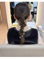 エレノア 渋谷公園通り店(Eleanor)&nbsp;【中澤】編み下ろし　お呼ばれヘア