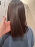【新生活応援◎髪質改善】酸性ストレート+カット+３stepTR　￥28,600　→