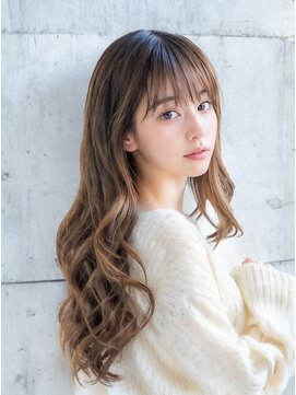 アーダー(ADER) 20代30代大人可愛いブラウンベージュ韓国風パーマ
