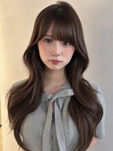 チル 福井駅前店(Chill)&nbsp;福井/レイヤーカット/韓国くびれヘア/顔周りカット/グレージュ