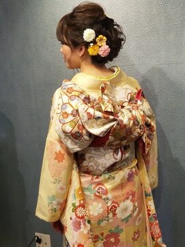 空時計 成人式スタイル