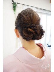 着物ヘアセット