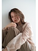 大人雰囲気のエアリーボブルフ