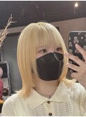 【抜きっぱなしブリーチ×ウルフ】札幌美容室