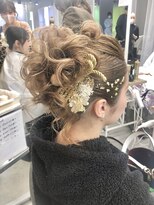 ゼスト クレス(ZEST Cres)&nbsp;成人式ヘアセット【立川 ZEST CRES 吉岡俊】