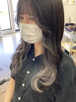 ナチュラル(Natural) ナチュラルコテ巻き×インナーホワイトカラー