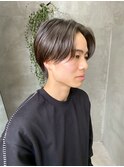 メンズセンターパート メンズヘア ニュアンスパーマ