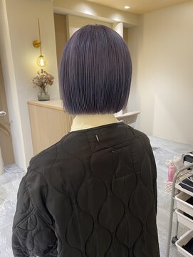 ウインナーヴィジョン 栄 久屋大通店(WINNER VISION) ミニボブ/ラベンダーカラー