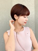 ロンド レグリーズ 立川(Lond leglise)&nbsp;ショート×顔周り×前髪×シルキーベージュ×グレージュカラー