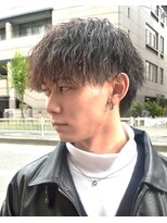 フリーク バーバーショップ 都島店(FREAK BARBER SHOP) ソフトツイスト ツーブロックマッシュ ツイストスパイラル