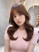 ロンド エスポワール 錦糸町(Lond espoir)&nbsp;デザインカラーレイヤーカットウェットヘアオリーブベージュ