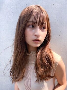 ソーホープレミアム(SOHOpremium) ゆるふわロング×くすみベージュ×白髪染め@30代@40代@50代@60代