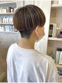 福山市美容師求人スタッフ募集中刈り上げマッシュショート
