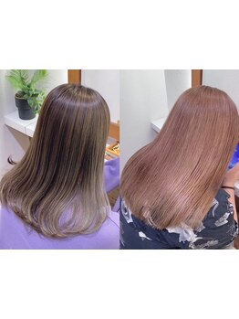 ハイライト/グラデージョンカラー/インナーカラーなど最旬スタイルで魅力を引き出す♪あなただけの色味を