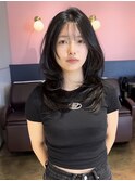 ナチュラルブラック_アドミオ_イルミナ_レイヤーカット