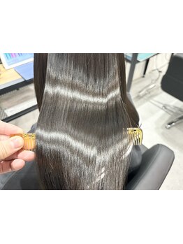 髪質改善と縮毛矯正を掛け合わせた【髪質改善縮毛矯正】でうる艶-5歳髪へ〔相模大野/相模大野駅/髪質改善〕