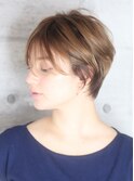 ショート・ボブ/白髪ぼかし/ハイライト/絶壁解消/30代/40代/50代