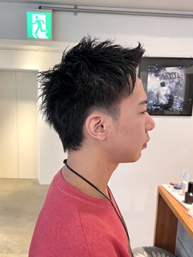 マカロニコースト(macaroni coast) アップバングベリーショートスパイキーショート