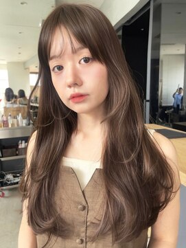 クィーンズガーデンバイケーツーギンザ(QUEEN’S GARDEN by K two GINZA) 髪質改善カラー/チョコレートブラウン/ロングレイヤー