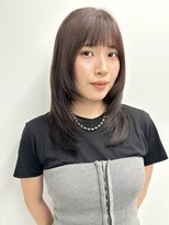 エアー 横浜(AIR)&nbsp;【寺本】内巻きワンカールレイヤーおろしバング！