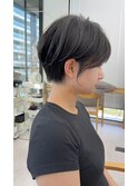 ショートボブ/暗めカラー/髪質改善/白髪ぼかし